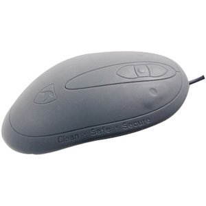 SEAL SHIELD SSM3 Gray Wired Optical Washable Scroll Mouse