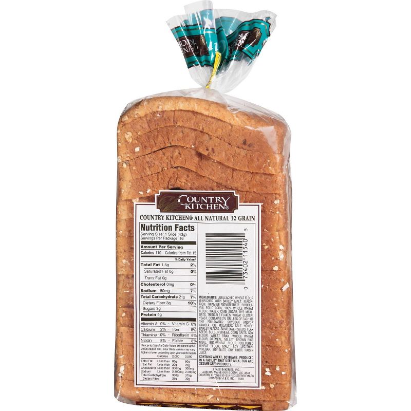 Country Kitchen 12 Whole Grain - 24oz