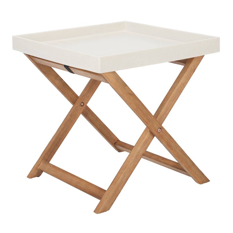 Brencia Side Table - Natural/Beige - Safavieh