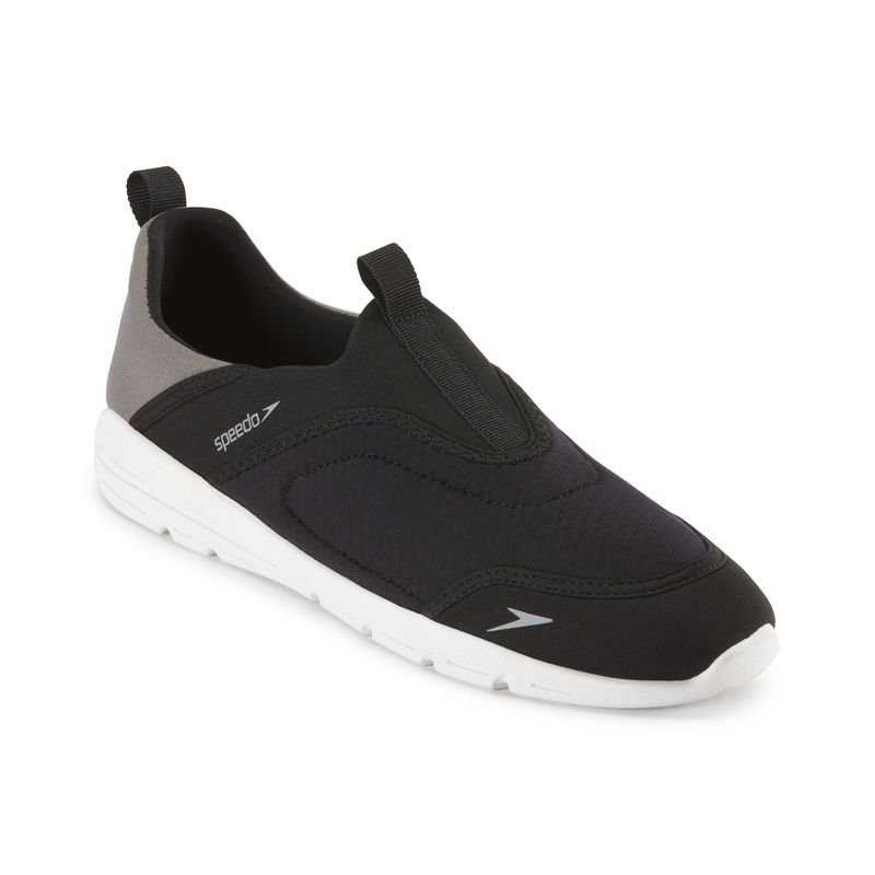 Speedo Adult Men's Aquaskimmer Water Shoes - Black (Small)