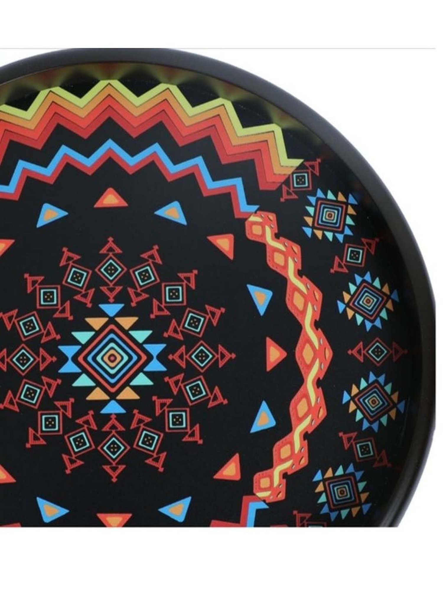 Crayton Geometric Round MDF Wall Hanging - Set of 1