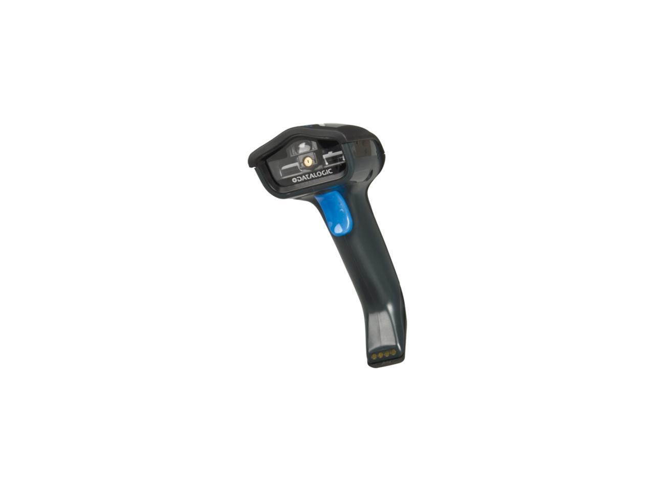 Datalogic Gryphon GM4100 General Purpose Handheld Linear Imager Barcode Reader w/ Datalogic's STAR Cordless System, 910Mhz, Black, Scanner Only - GM4100-BK-910