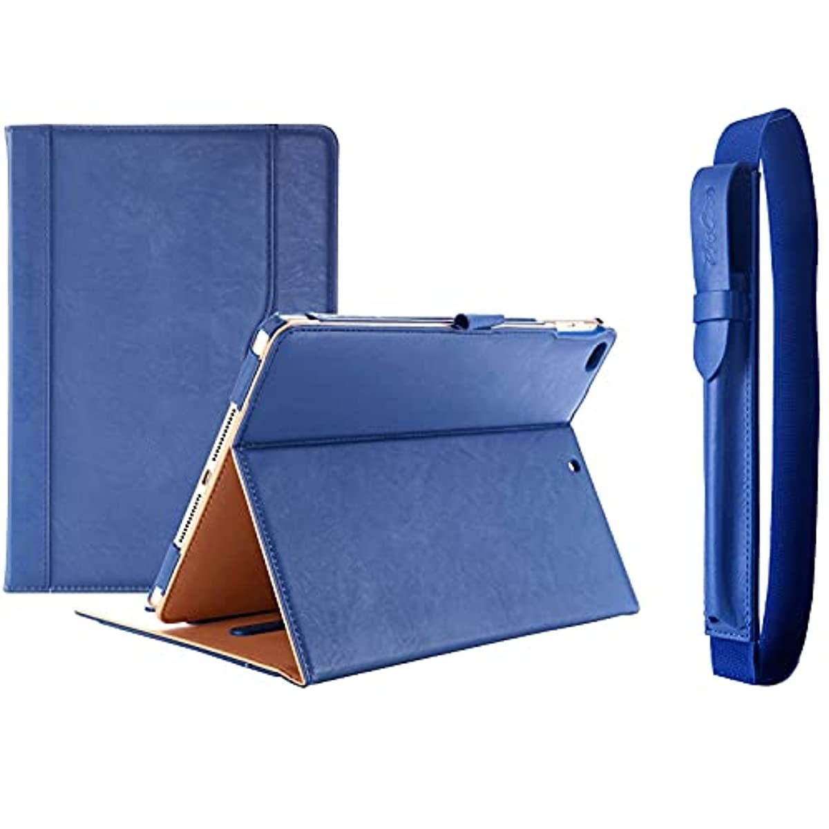 ProCase iPad 9.7 Case (Old Model) 2018 iPad 6th Gen / 2017 iPad 5th Gen Case Bundle with Elastic Apple Pencil Holder Case
