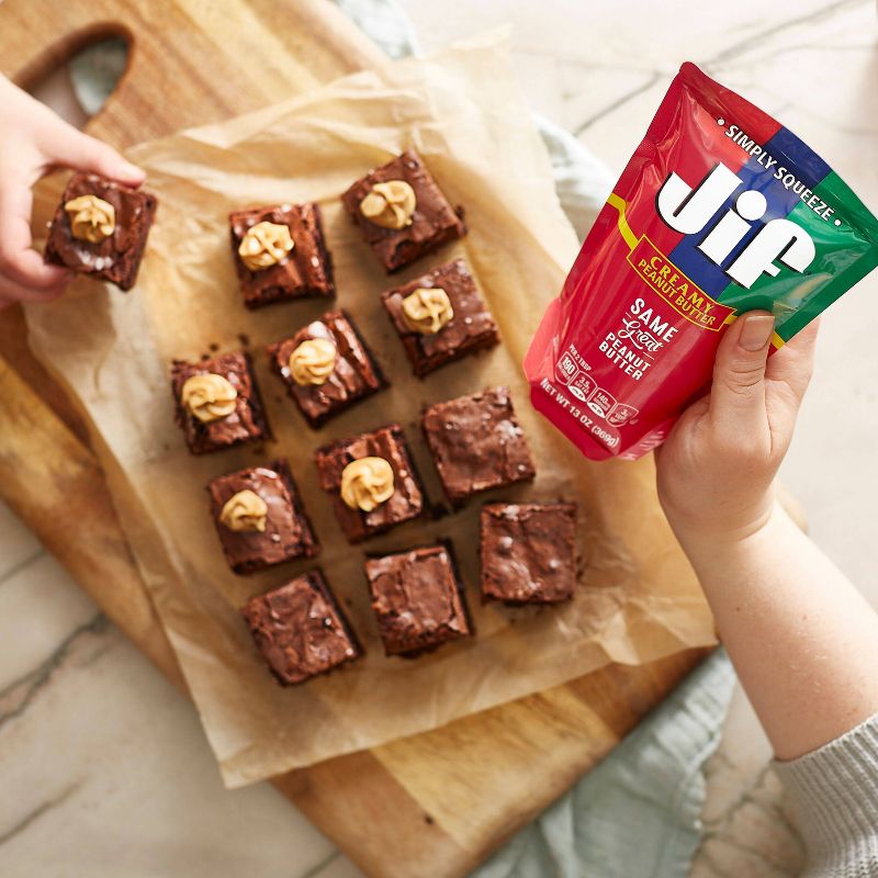 Jif Squeeze Creamy Peanut Butter - 13oz