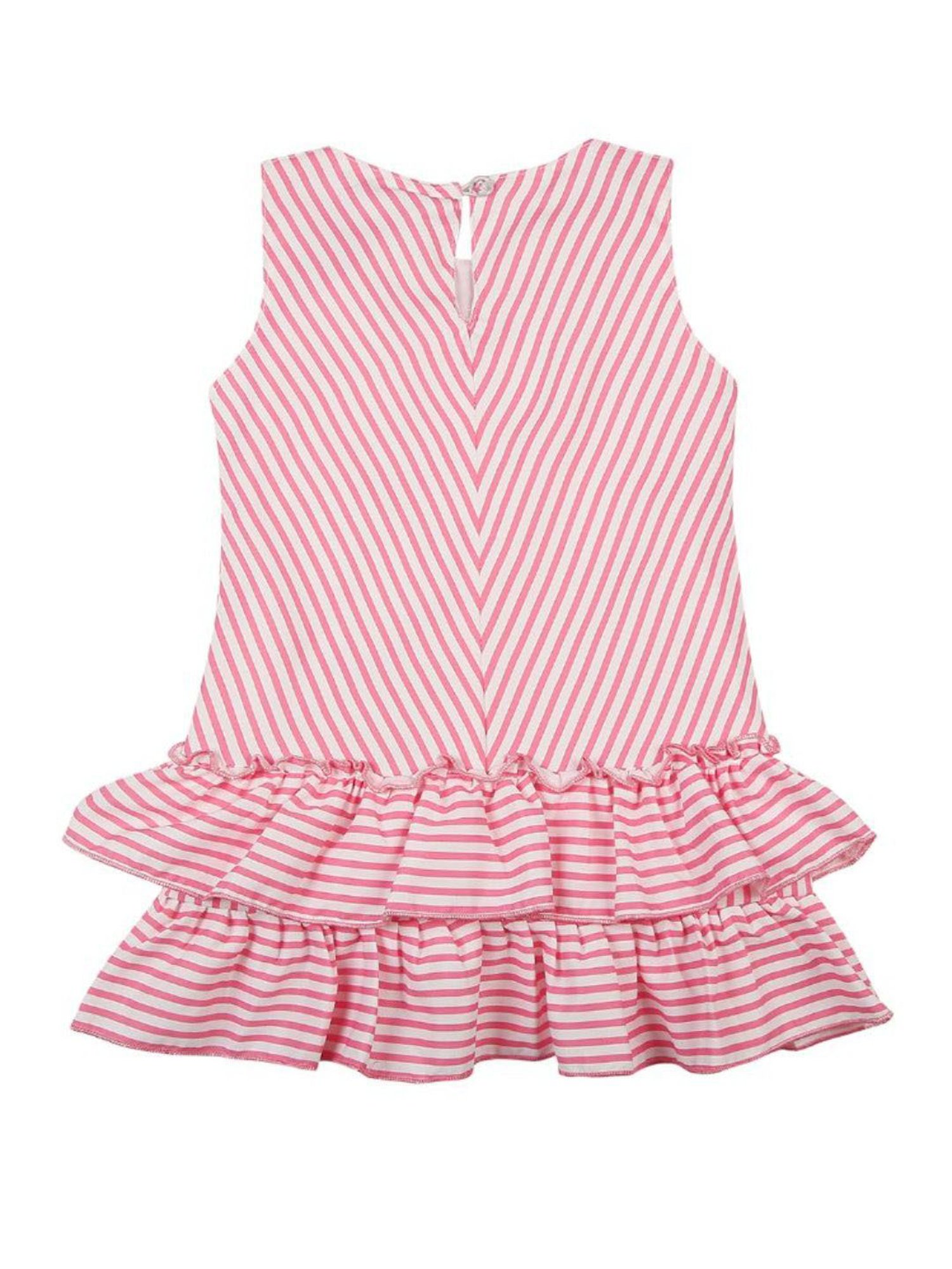 Mee Mee Kids Pink Striped Dress