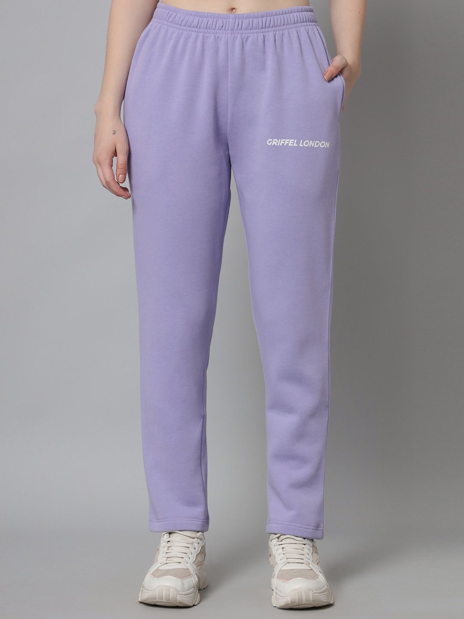 GRIFFEL Purple Regular Fit Track Suit