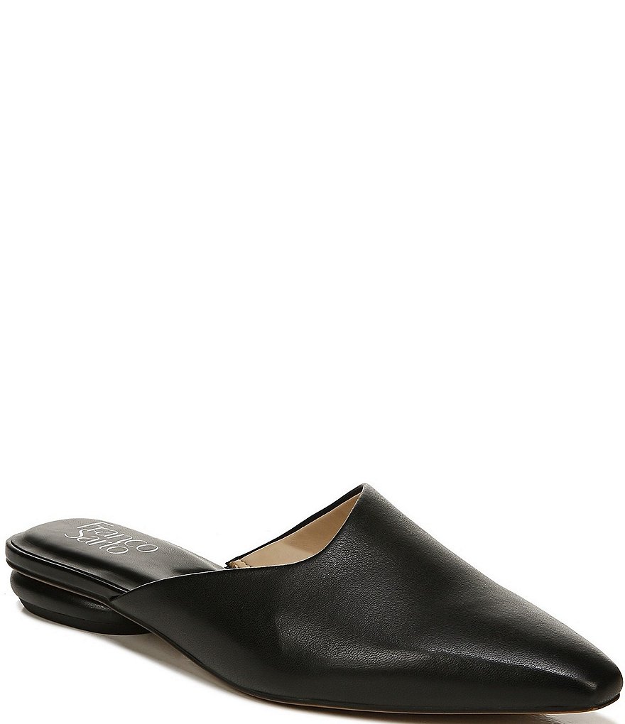 Jack Rogers Blair Pointed Toe Bow Leather Flats