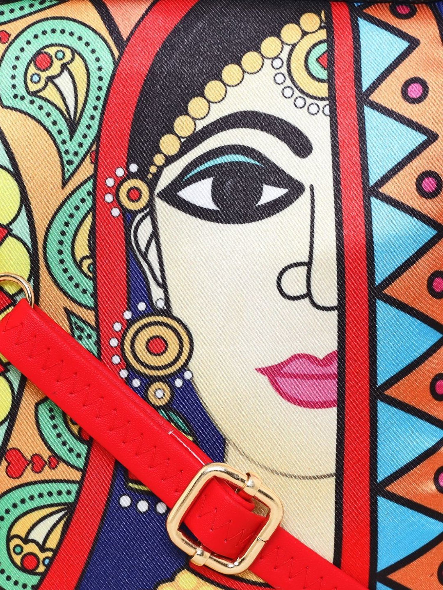 Sabhyata Multicolor Printed Small Cross Body Bag