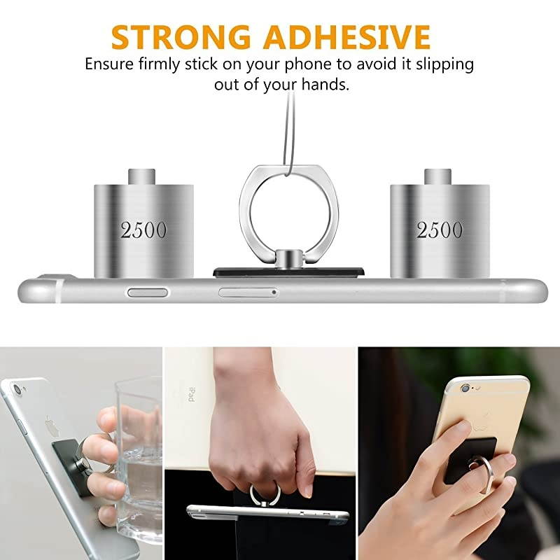 Degree Finger Stand Cell Phone Ring Holder Car Mount with Hook for SmartphoneStylish Pastel Roses Floral Pink Purple Blue