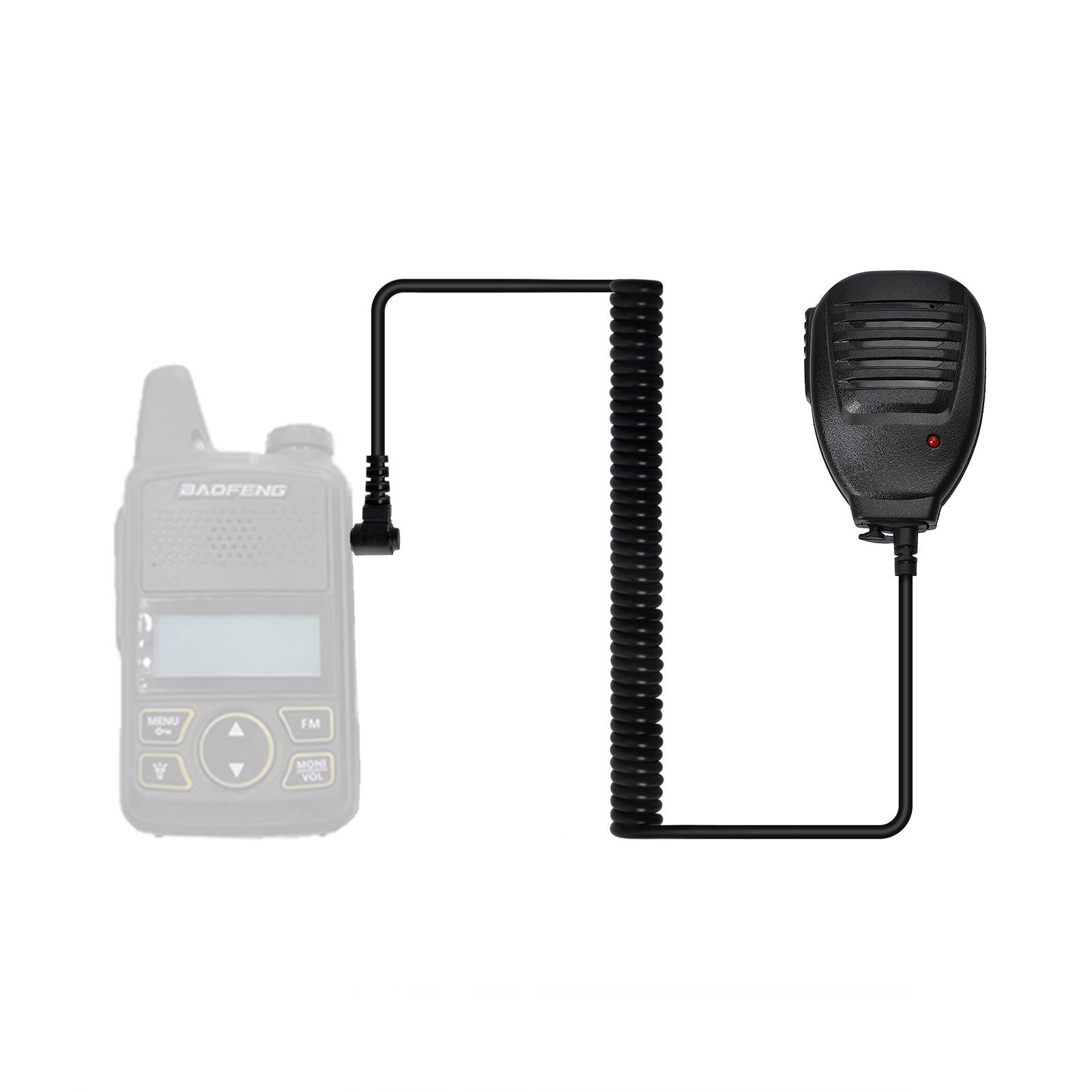 Handheld Speaker Mic Shoulder Microphone for BaoFeng UV-3R BF-T1 Walkie Talkie Accessories