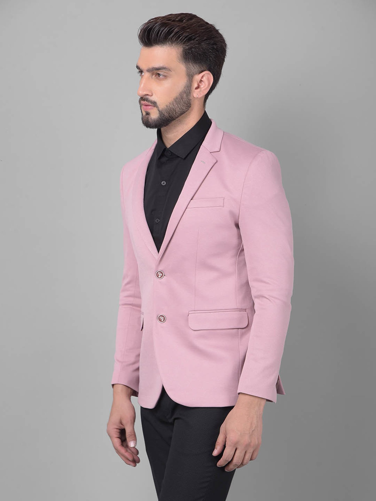 Crimsoune Club Pink Slim Fit Blazer