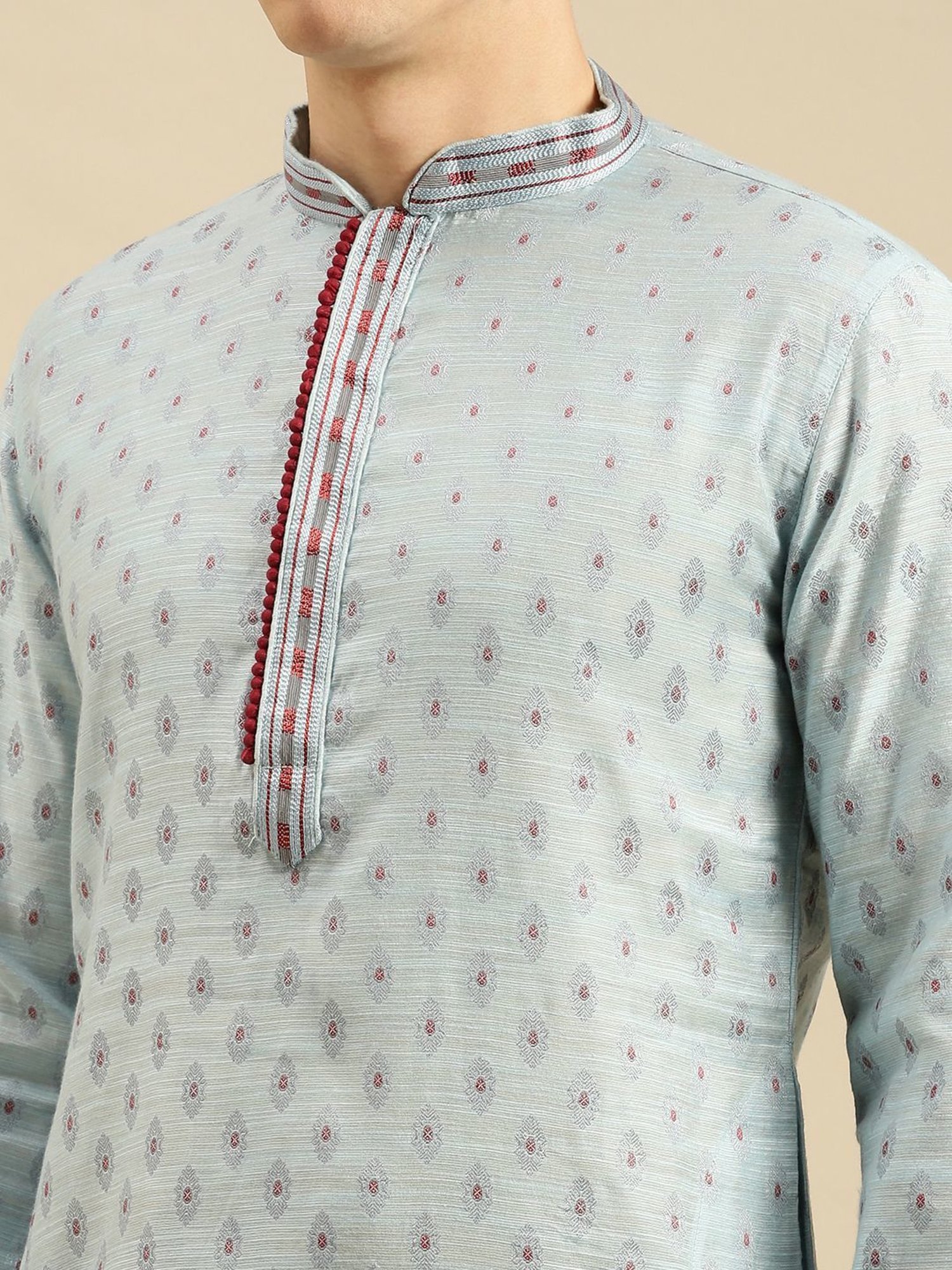 Sanwara Blue Regular Fit Printed Kurta Sets