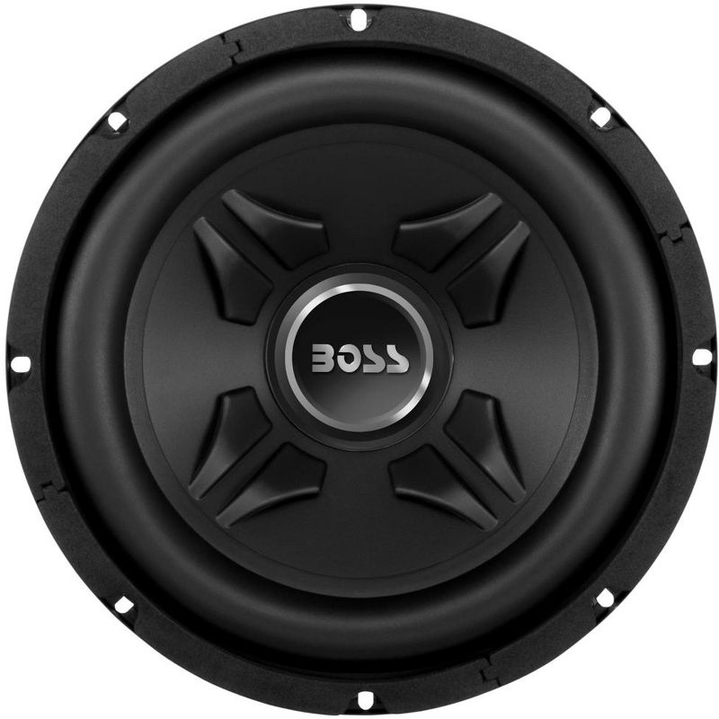 Soundstorm Car Audio 8 Gauge Wiring Kit, BOSS 10 Inch Subwoofer (2 Pack), QPower Single Subwoofer Box (2 Pack), and BOSS Riot Mono Amplifier w/ Remote