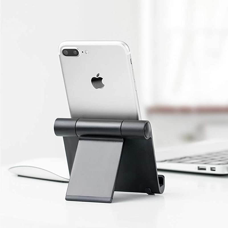 Phone Stand for Tablets, e-Readers and Smartphones, Multi-Angle Compatible with iPhone X/8/8 Plus/7/7 Plus, Samsung Galaxy S8/S7/Note 8, iPad Mini