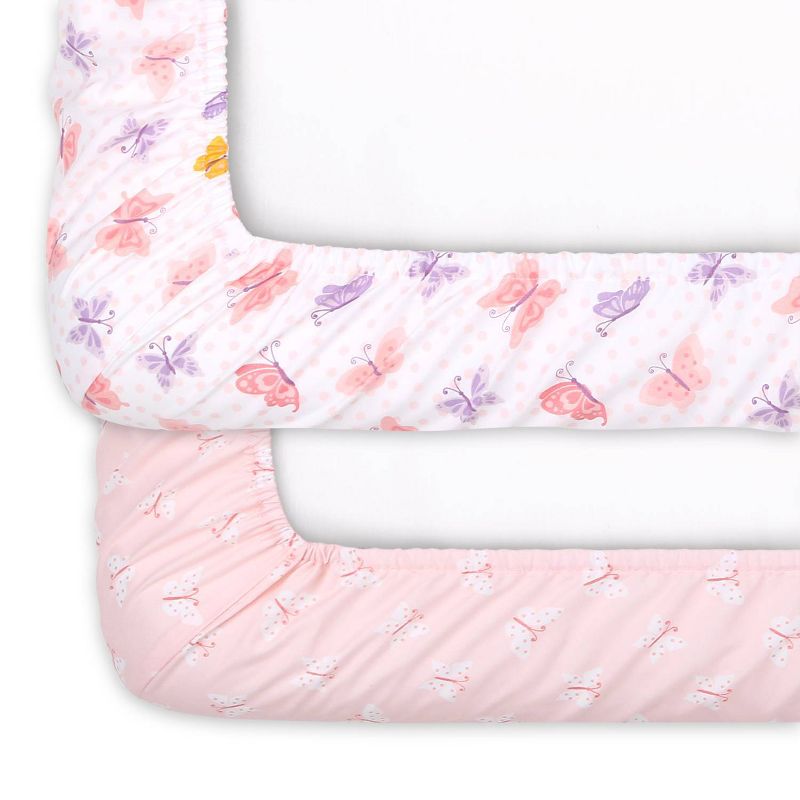 Clementine Kids Blush Bloom Crib Sheet
