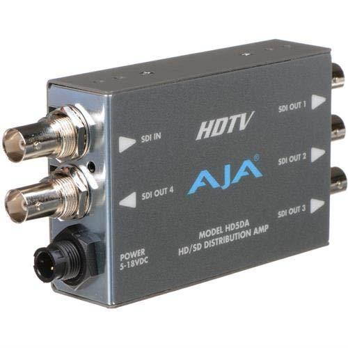 AJA Video Systems - HD5DA - AJA VIDEO 4-way HD5DA Distribution Amplifier - 270MHz