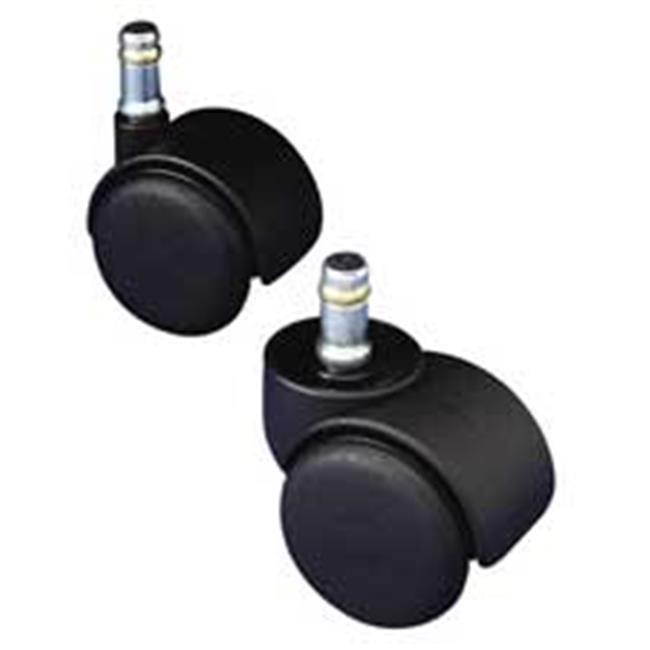 Master Caster Company MAS64235 Casters- B Stem-H Wheel- Oversize Neck- .44in.x.88in.- Black