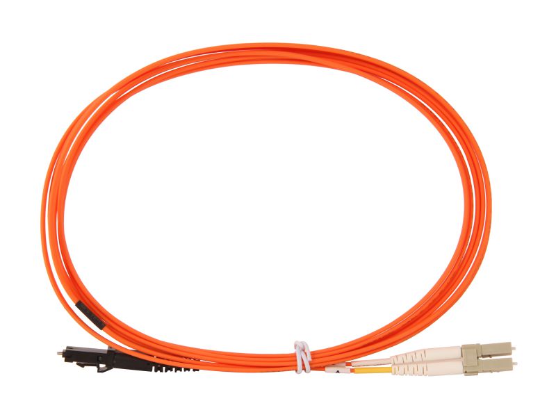 Coboc CY-OM1-MTRJ/LC-3 9.84 ft. Fiber Optic Cable, MTRJ (Male)/LC, Multi Mode, Duplex (62.5/125 Type)  - Orange