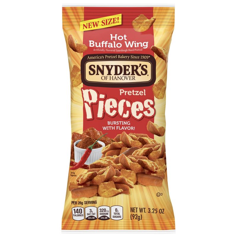 Snyder's of Hanover Hot Buffalo Wing Pretzel 1 pc - 3.25oz