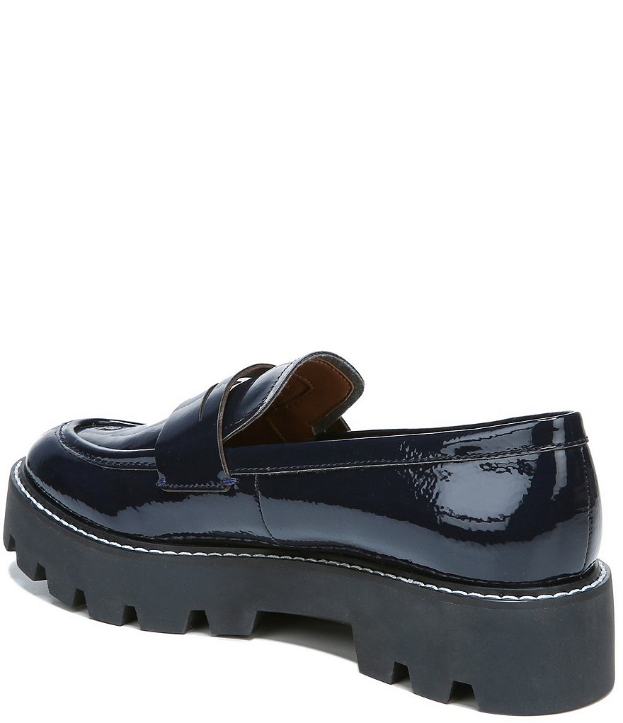 Franco Sarto Balin Patent Platform Lug Sole Loafers