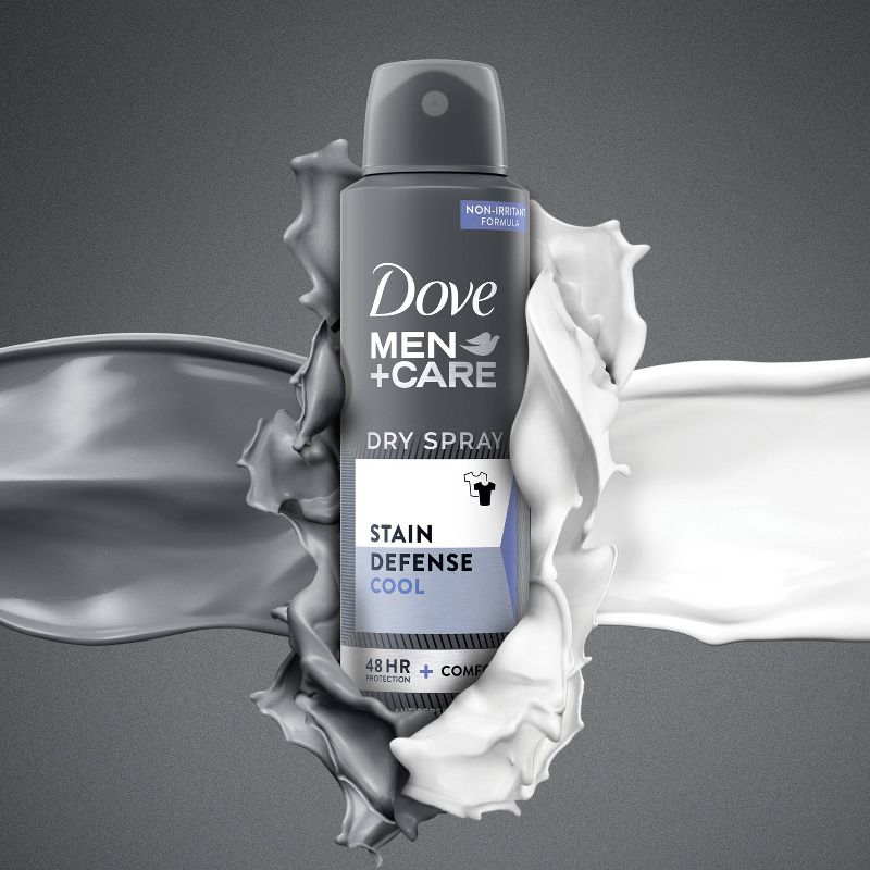 Dove Men+Care Stain Defense Cool 48-Hour Antiperspirant & Deodorant Dry Spray - 3.8oz