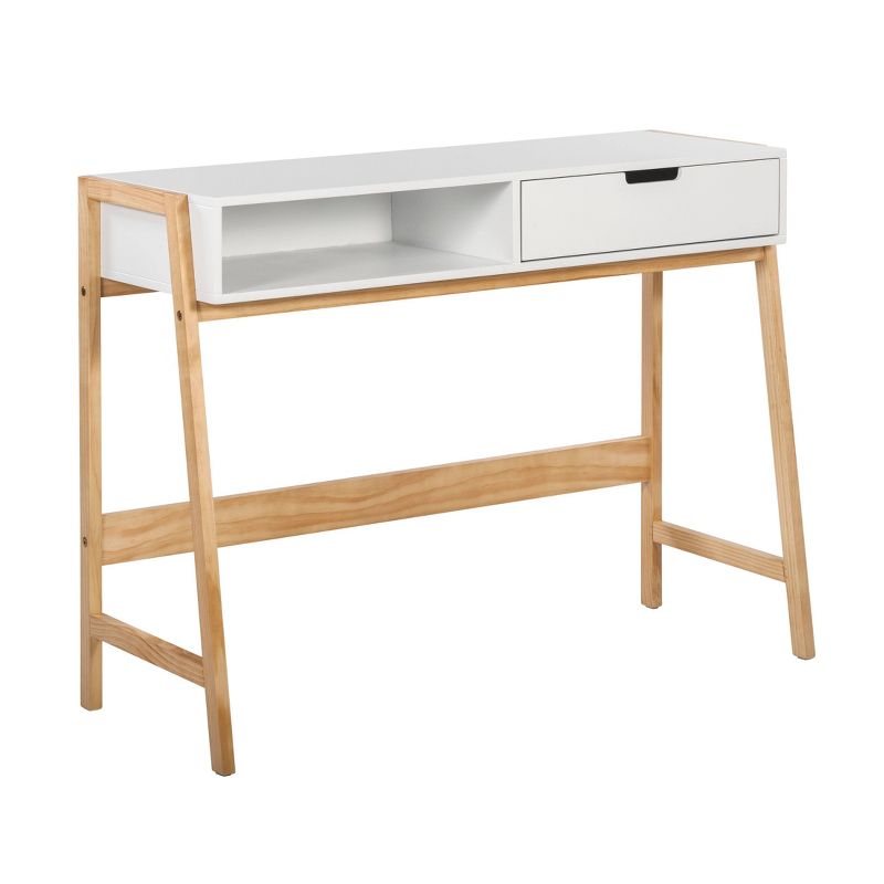 Jasper Writing Desk French White - Adore Decor