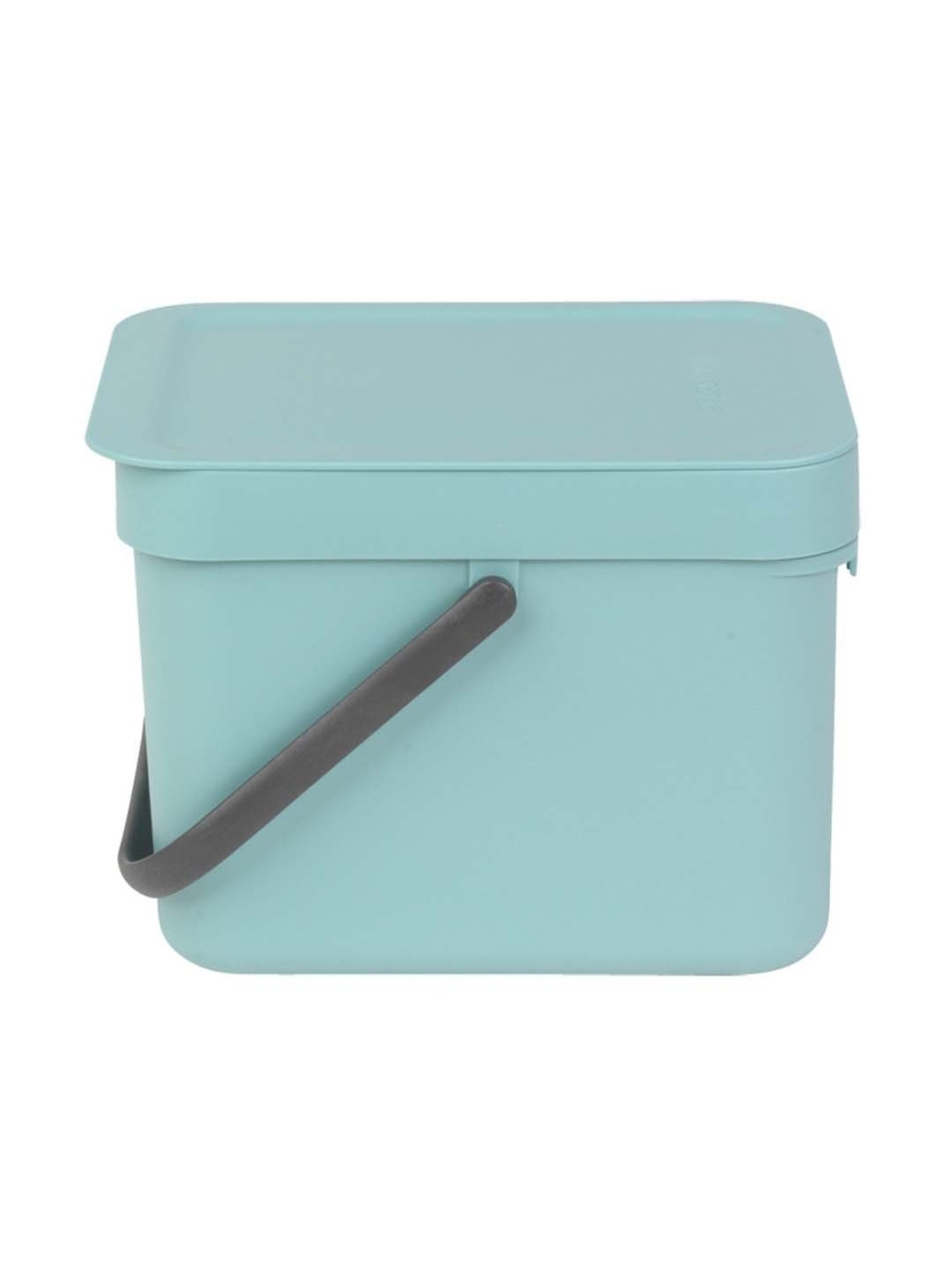 BRABANTIA Sort & Go Mint Blue Plastic Waste Bin (6 L) - Set of 1
