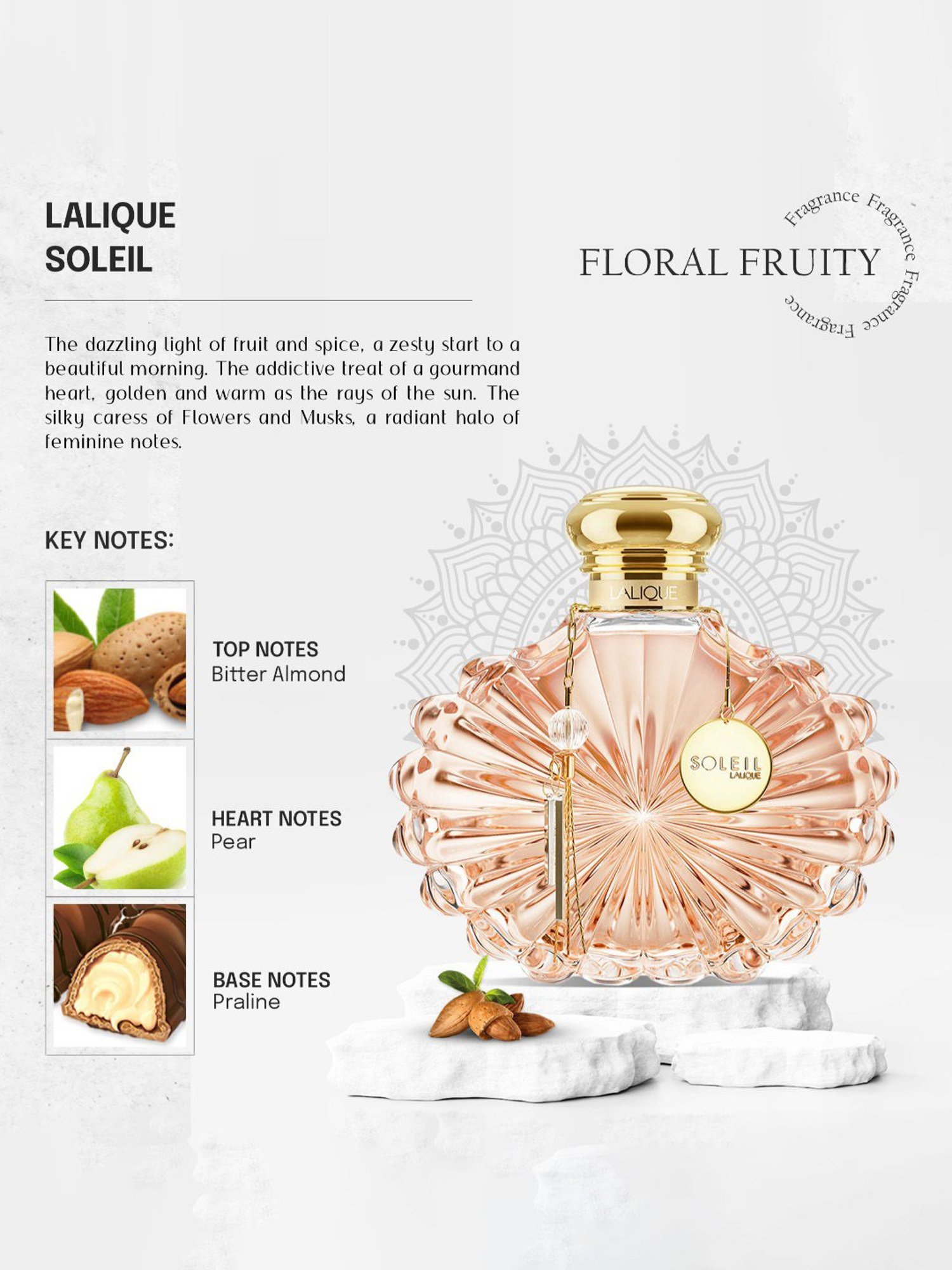 Lalique Soleil Eau de Parfum and Body Lotion Combo