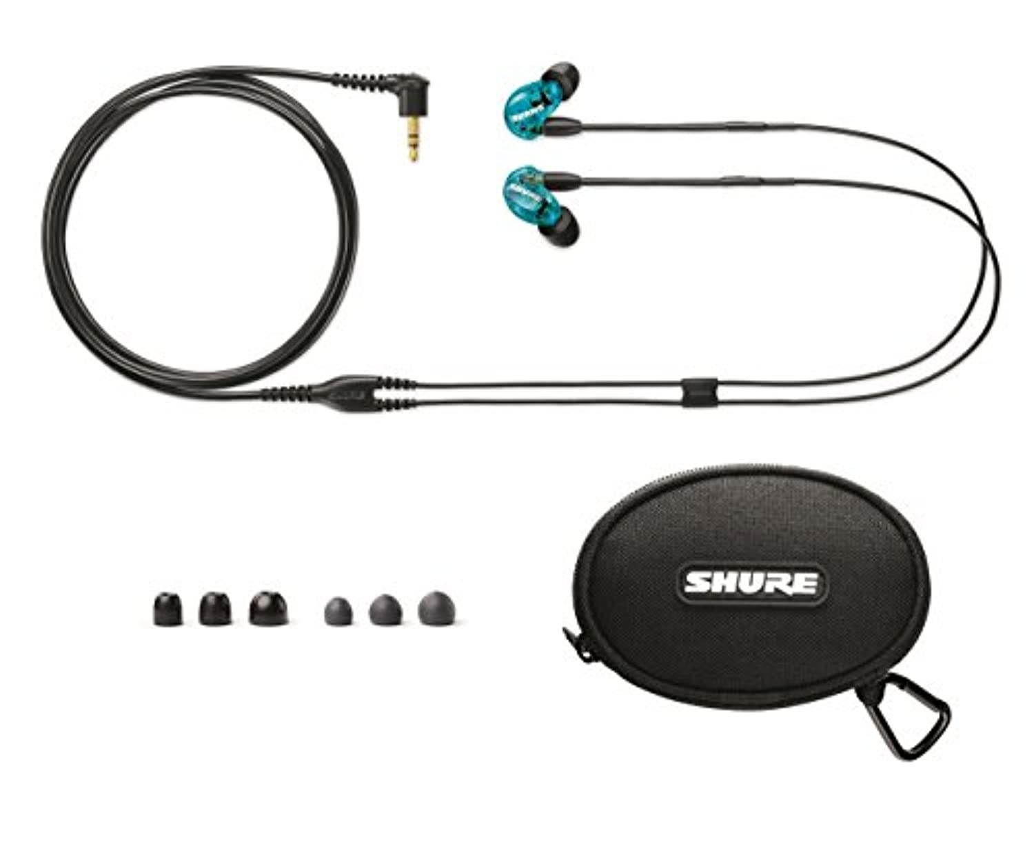 SHURE Sound Isolating Earphones SE215 Special Edition Transformer Graphics Lucent Blue SE215SPE-A (SE215SPE-A)