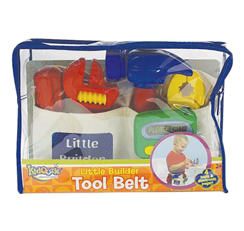 International Playthings Kidoozie My First Tool Belt, set of 6 Toy Tools