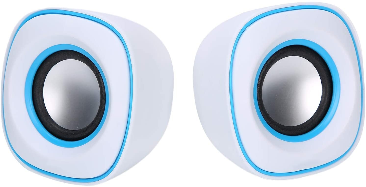 USB Speaker Desktop Loudspeaker Stereo Sound Plug and Play Sound Box Rich Stereo Mini Loudspeaker for notebooks laptops More Devices for Computer