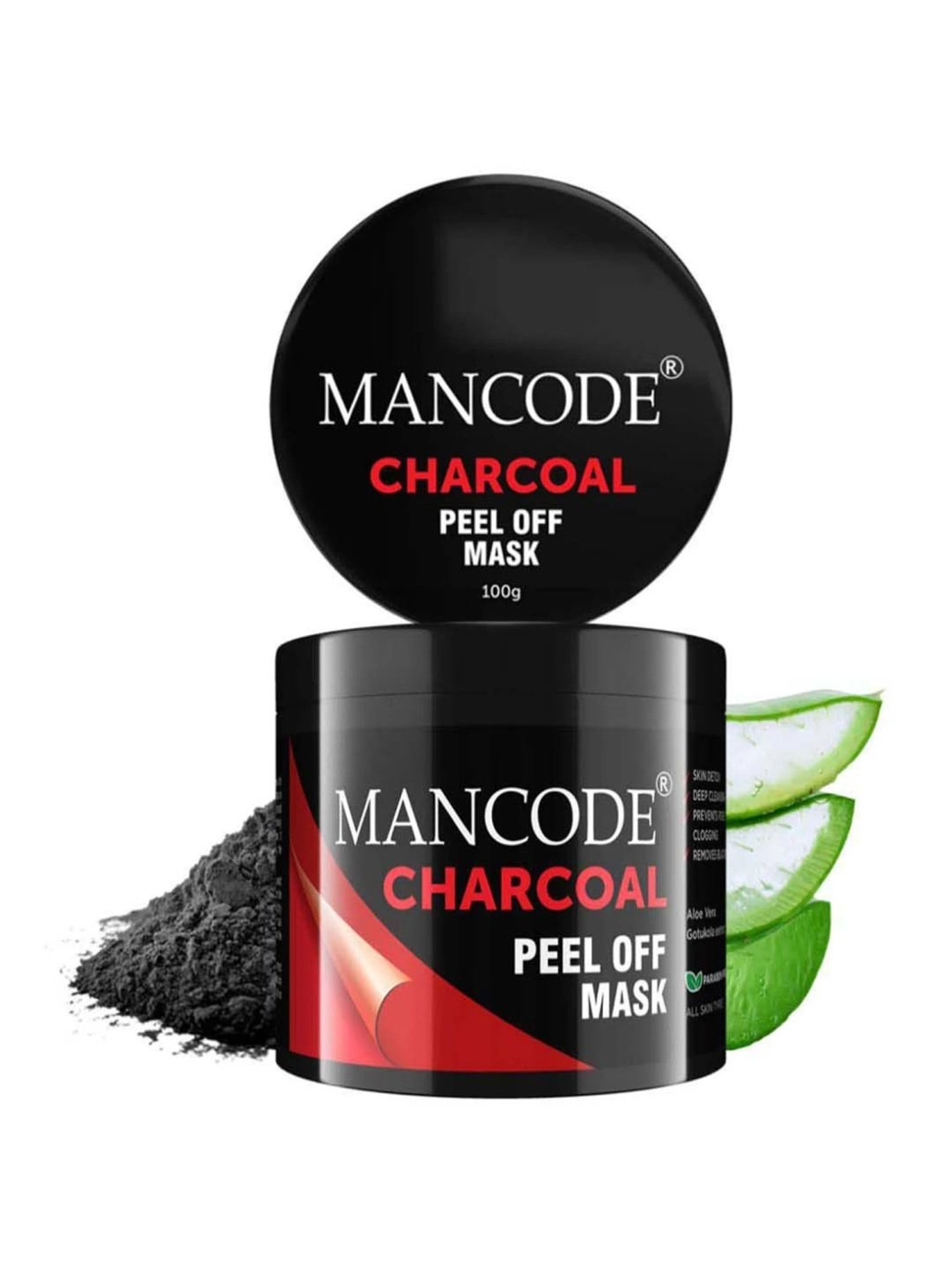Mancode Charcoal Peel off Mask - 100 gm