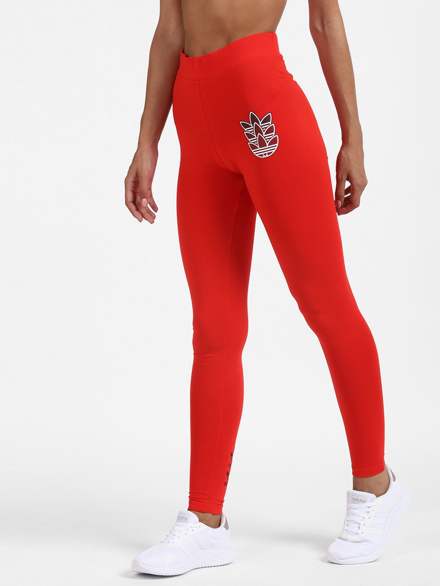 Adidas Originals Red Cotton Tights