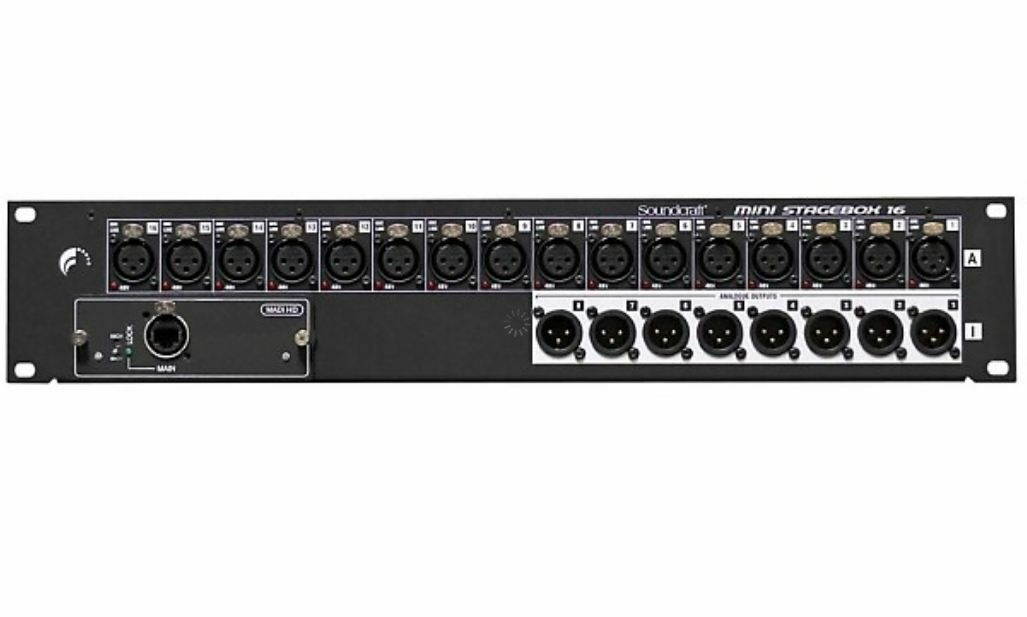 Soundcraft Mini-Stagebox 16 Input/8 Output (2U) Plus Free 2-Day Air shipping!