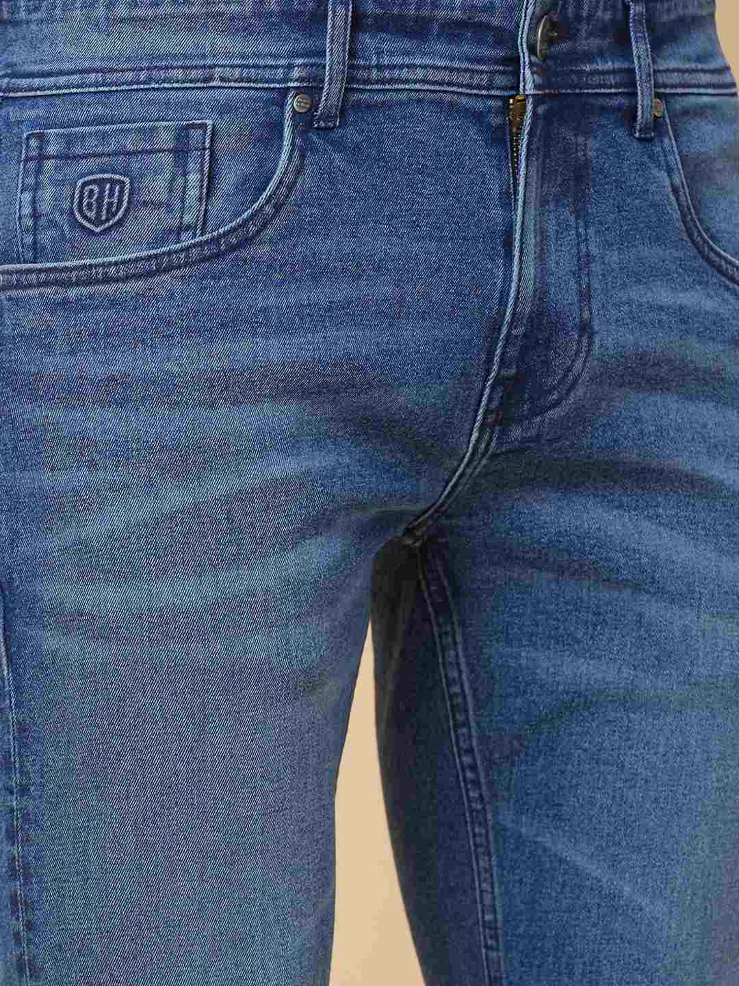 Being Human Light Blue Slim Fit Jeans