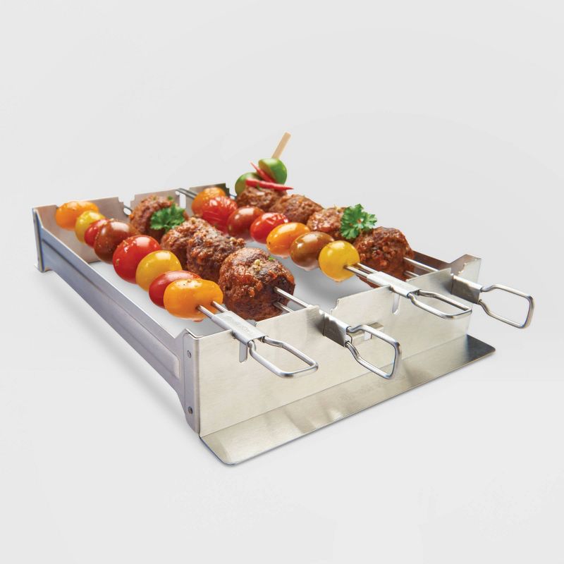 Cast Iron Fish Grill Pan Gray - Outset