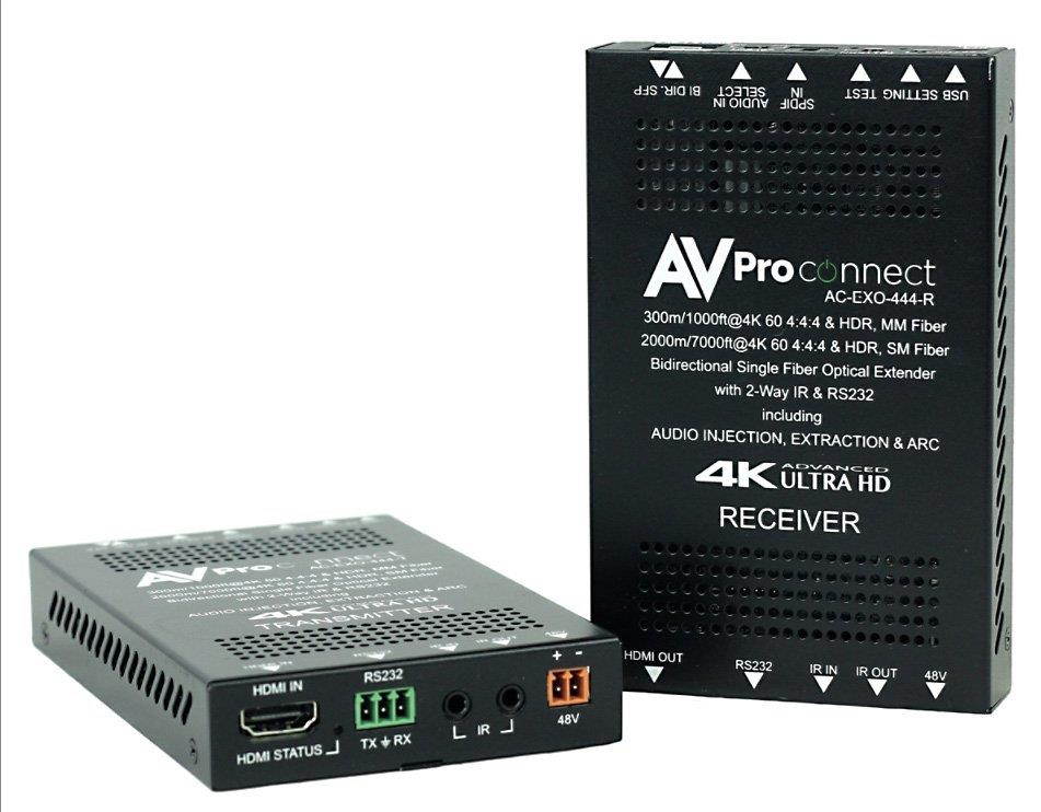 AVPro Edge AC-EXO-444-KIT 4K HDMI Extender via Optical Fiber w/10-Year warranty