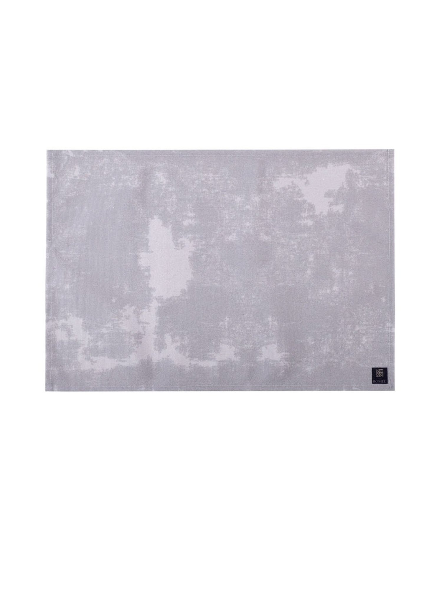 Romee Grey Cotton Abstract Table Placemats