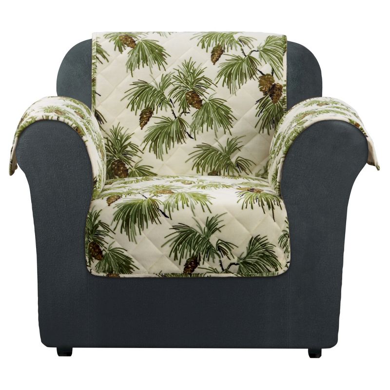 Furniture Flair Pinecone Chair Cover Ivory - Sure Fit