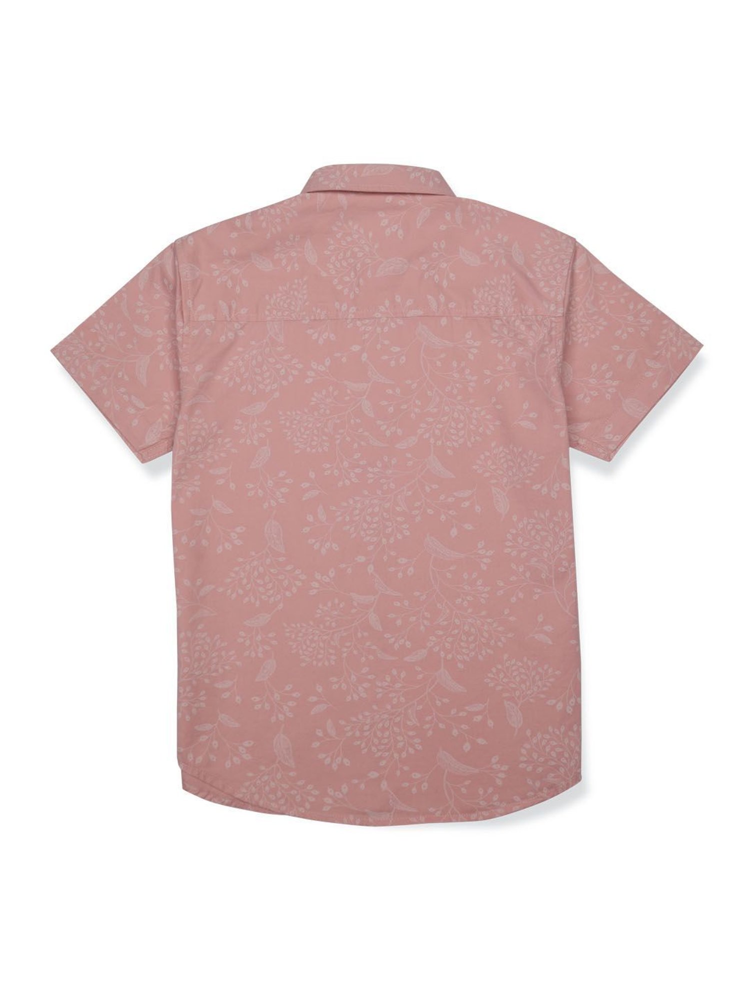 Gini & Jony Kids Pink Printed Shirt