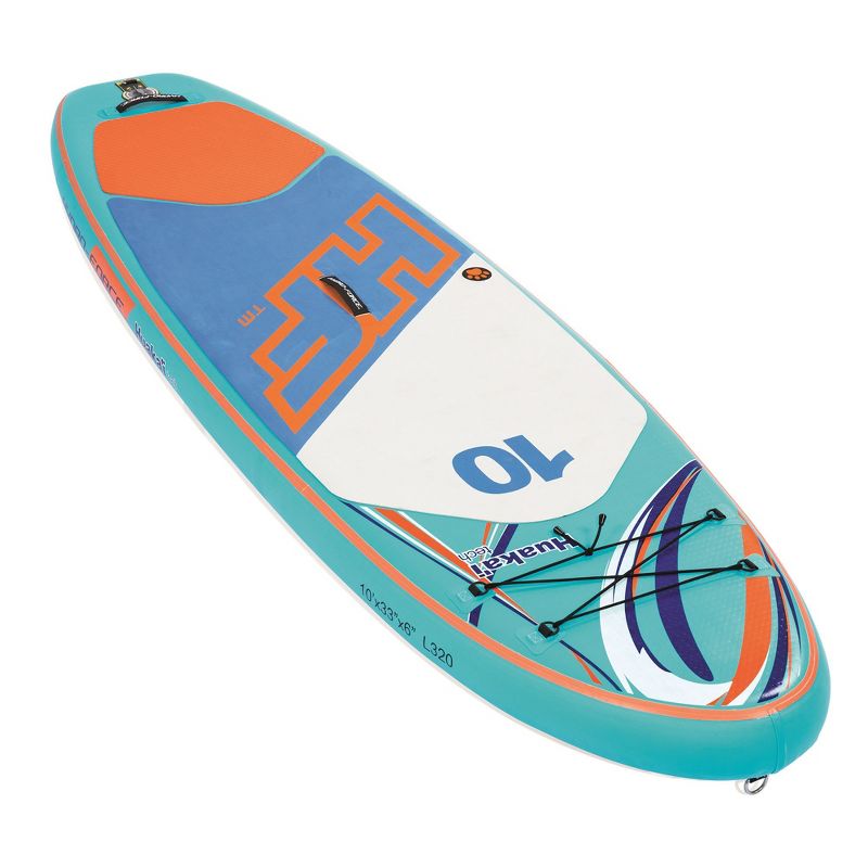 Bestway Hydro Force Huaka'i Tech 10 Foot Inflatable SUP Paddle Board with Pump