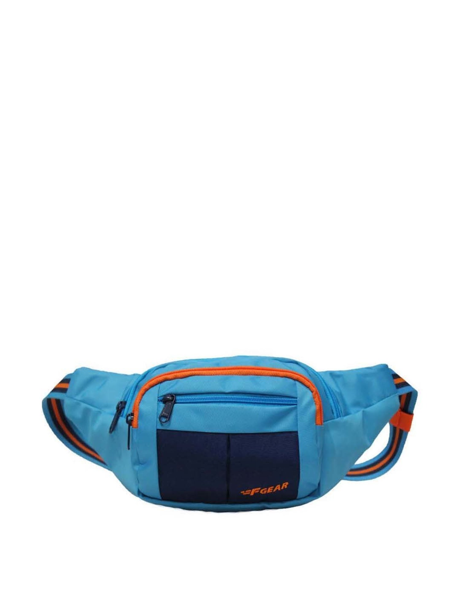 F Gear Blue Solid Waist Pouch