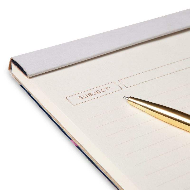 Legal Pad Letter Size Navy Floral - greenroom