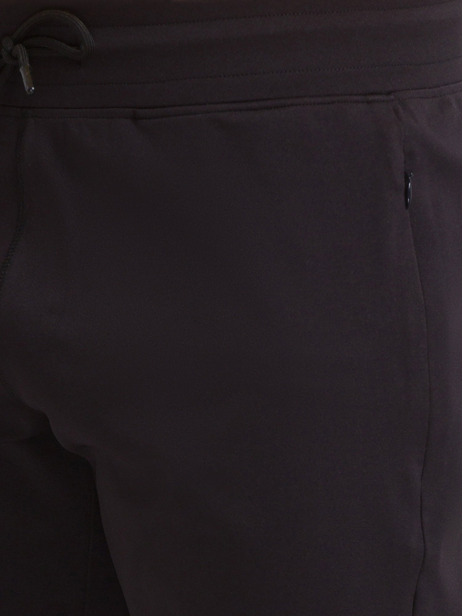 Parx Black Regular Fit Shorts