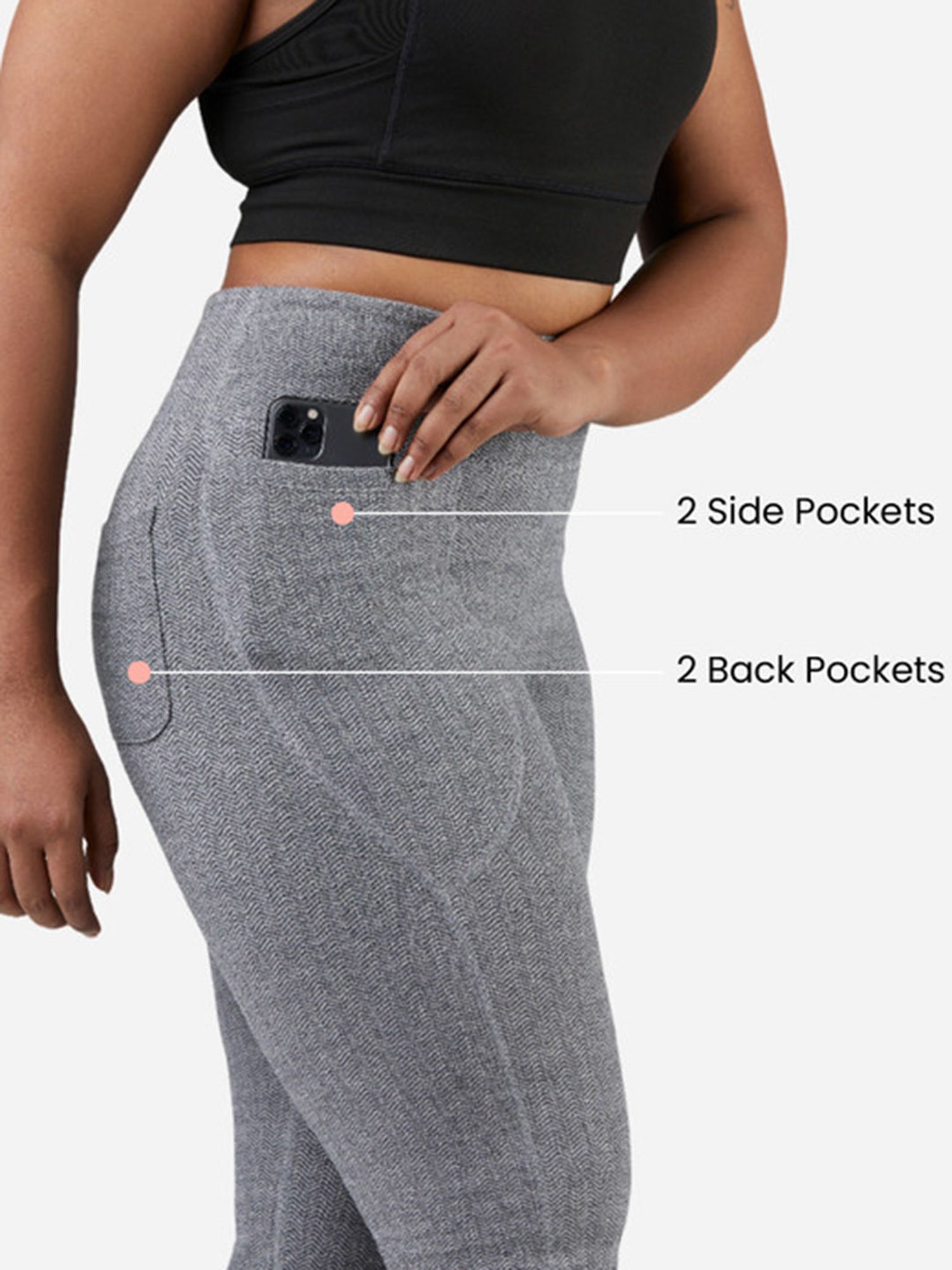 BlissClub Grey Werk-It Flare Pants - Regular