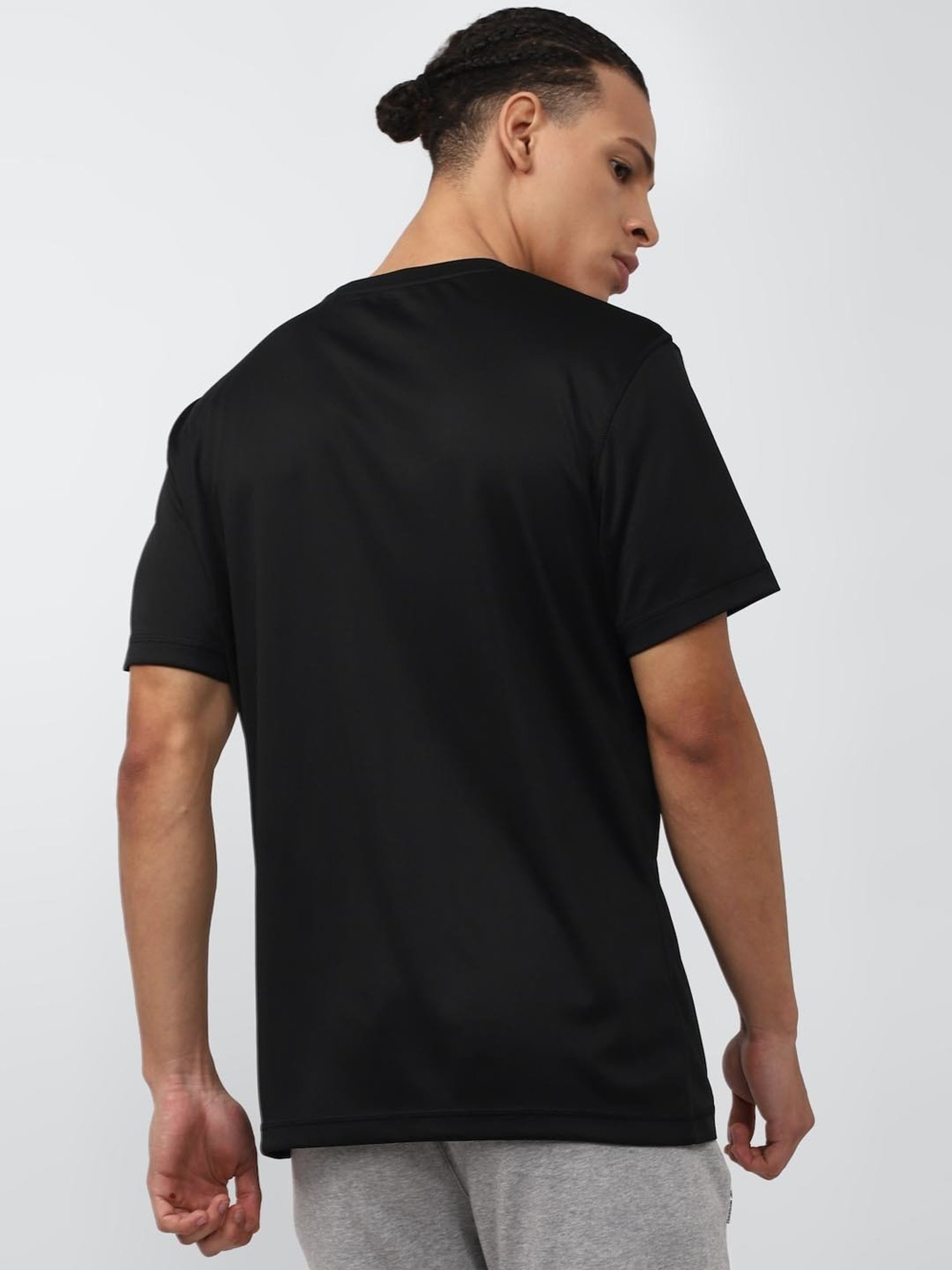 Reebok Black Slim Fit T-Shirt