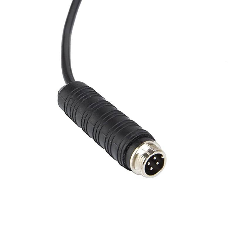 16FT 5M Car Video Extension Cable 4Pin Aviation Waterproof Shockproof for CCTV Rearview Camera Truck Trailer Camper Bus Motorhome Vehicle Backup Monitor System