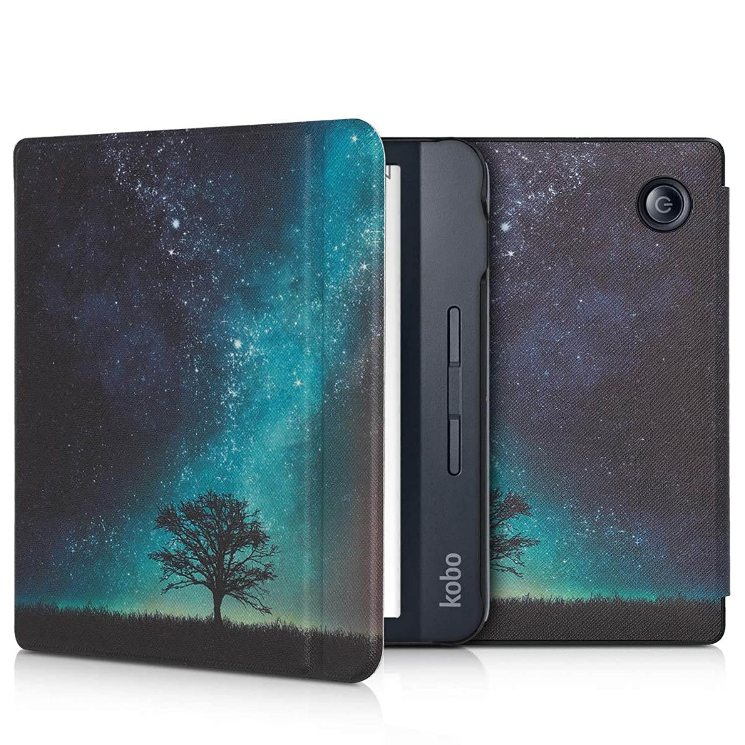 Case Compatible with Kobo Libra H2O - PU e-Reader Cover - Cosmic Nature