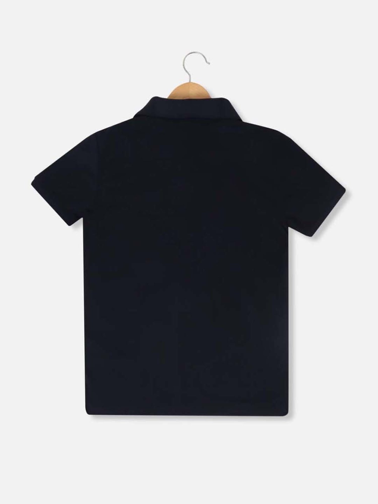 Allen Solly Junior Yellow Logo Print Polo T-Shirt