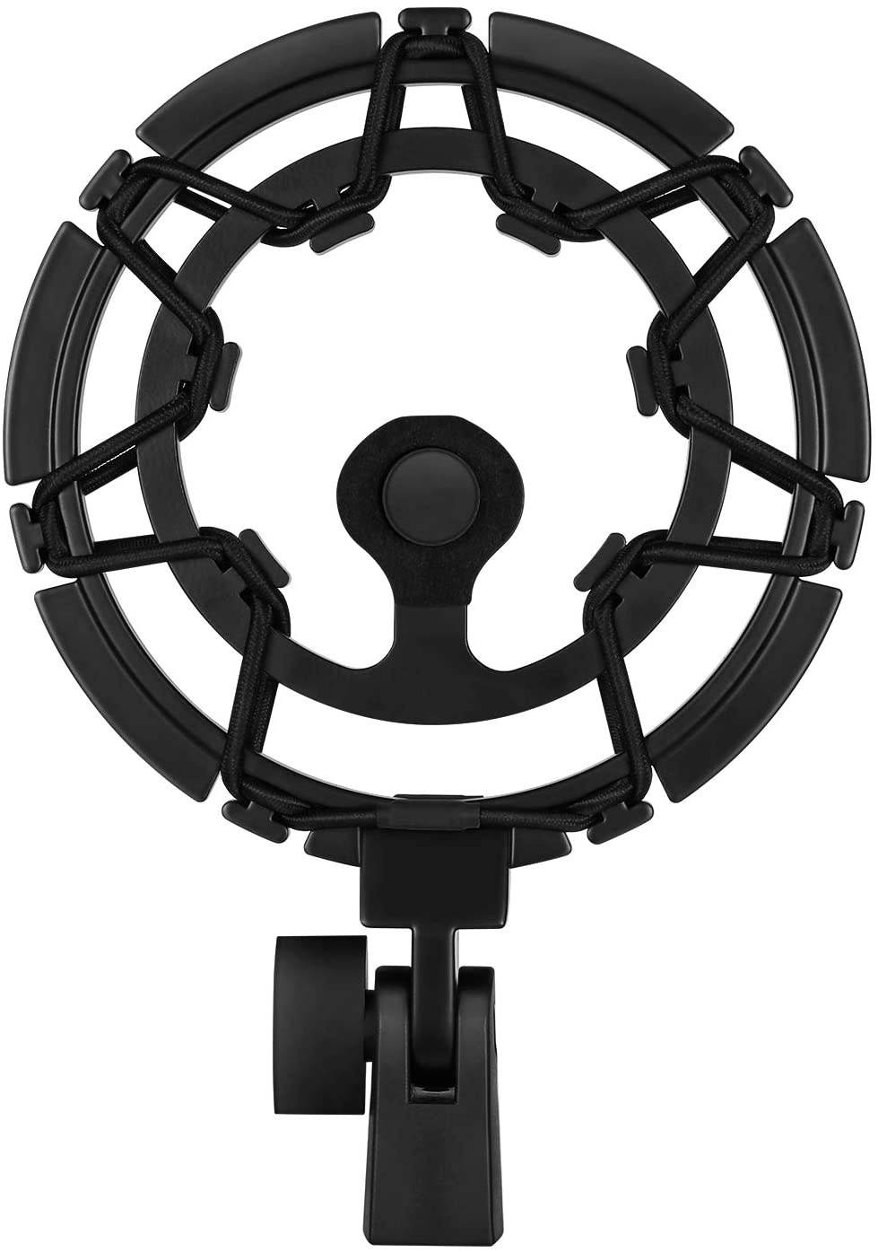 Shock Mount Compatible for Blue Yeti/Yeti Pro/Yeticaster/Yeti X/Snowball iCE Mic and other Large Microphones MMs-7-Black